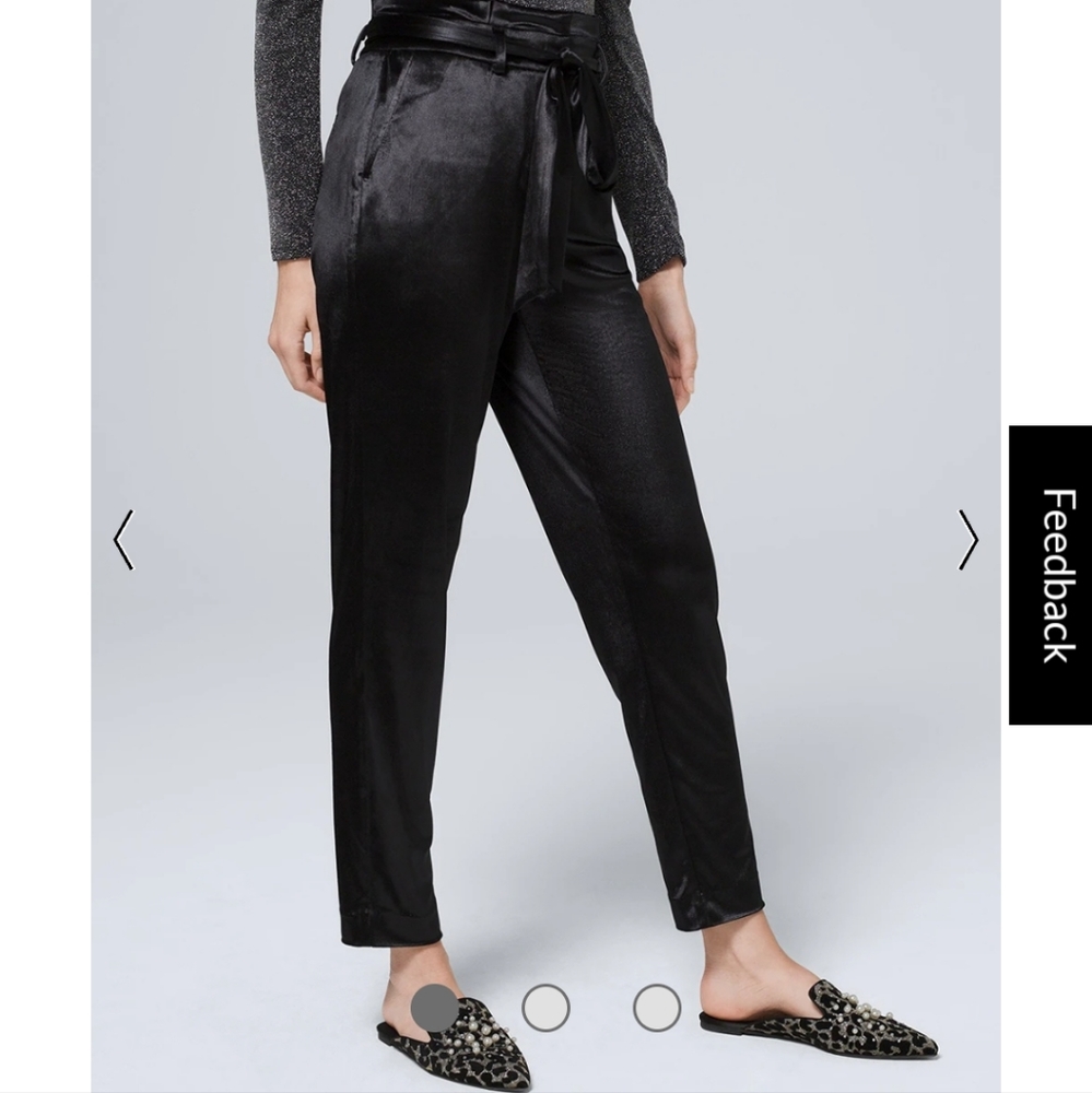 White House Black Market Soft Knit Tapered Ankle Pants